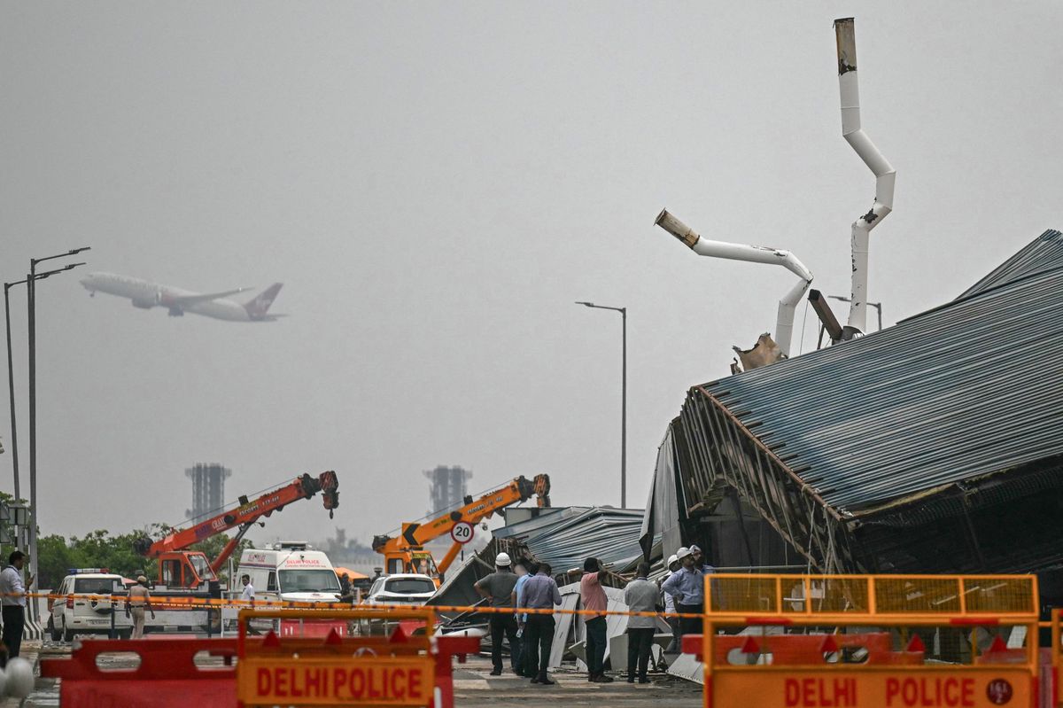 Le 28 juin 2024, un pilier du terminal 1 de l’aéroport de New Delhi s’effondre, faisant un mort. Un exemple parmi d’autres de structures refaites à neuf et menaçant pourtant de s’écrouler.