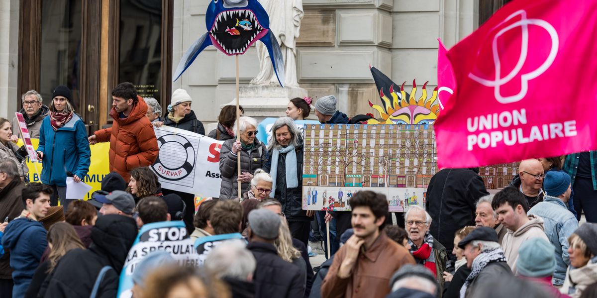 R&eacute;siliations: Gen&egrave;ve manifeste contre les expulsions de locataires