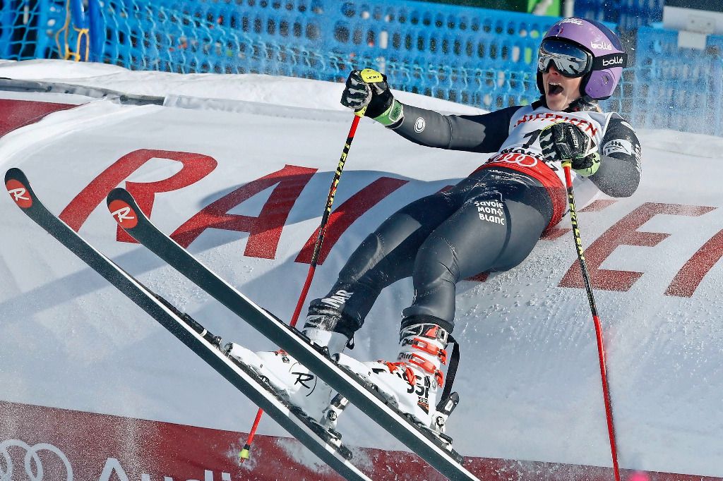 En or, la Haut-Savoyarde Tessa Worley adore tricoter