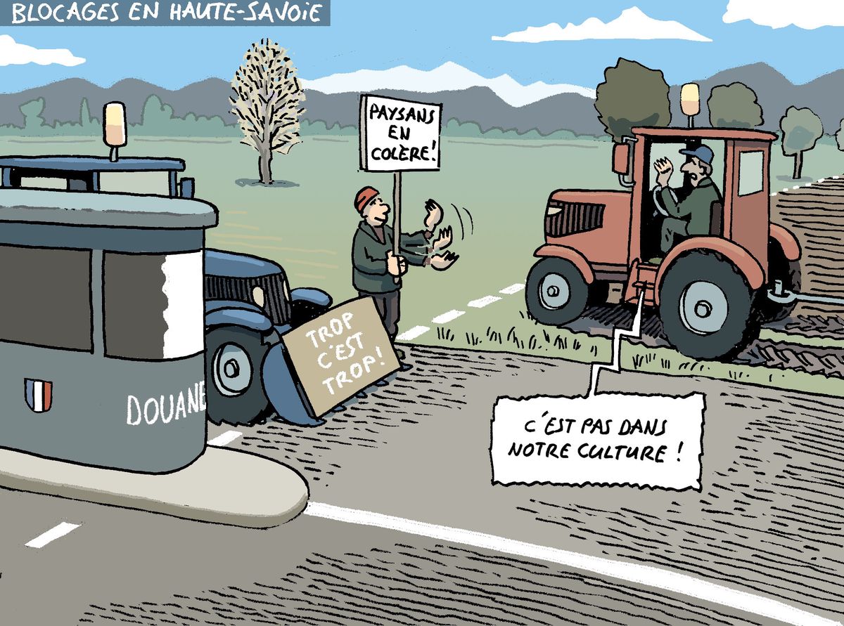Blocages en Haute-Savoie