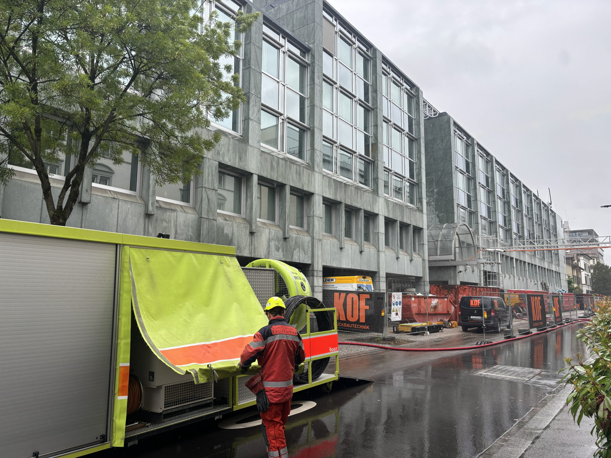 Brand in Winterthur: Rauch zieht durch das Bahnhofsquartier – Grosseinsatz an der Paulstrasse