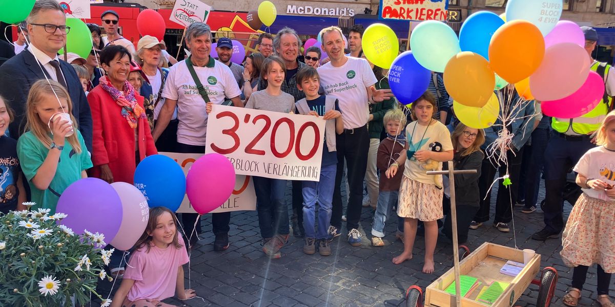 Superblocks Basel: 3200 Unterschriften für Verlängerung