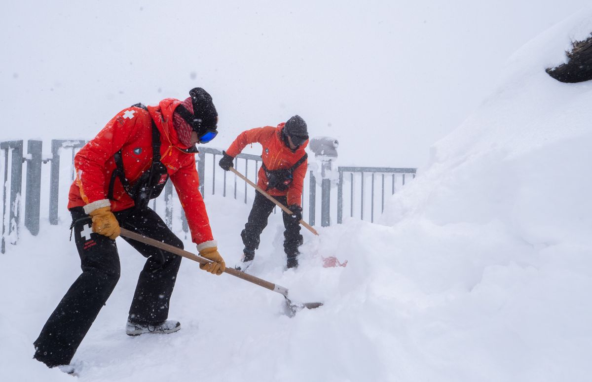 Plus d’un mètre de neige tombé aux Diablerets