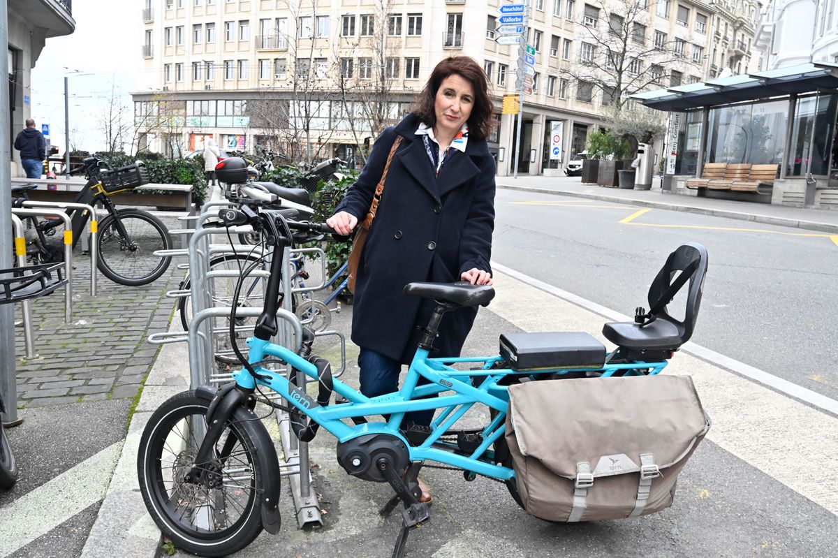 27  février  2024   Lausanne  vélos électriques      Photo: Patrick Martin/24Heures   