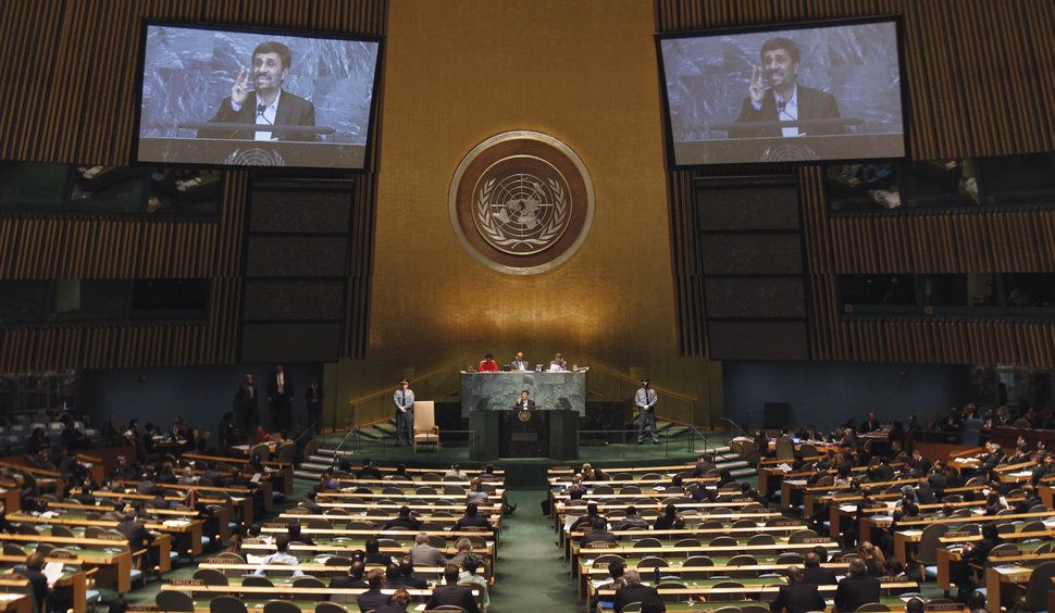Die Schweizer Delegation blieb sitzen: «Wir hören allen zu, auch wenn wir nicht der gleichen Meinung sind», sagt der Sprecher der Schweizer Mission.