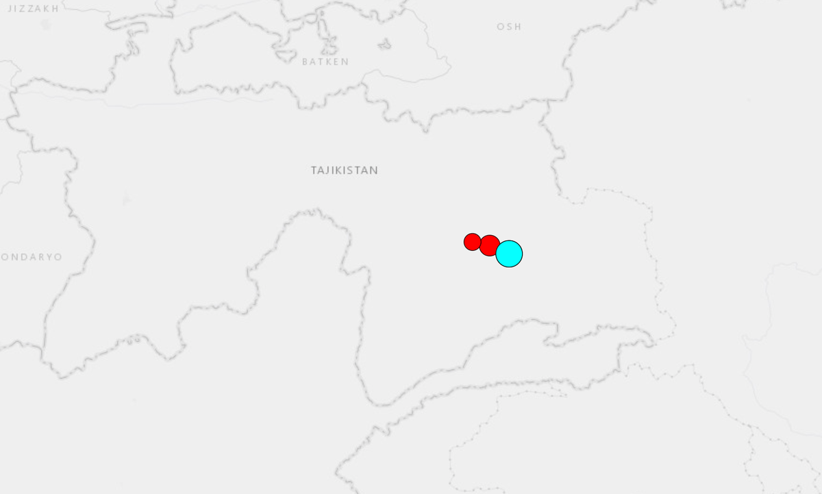 Asie centrale Un séisme de magnitude 6,8 frappe l’est du Tadjikistan