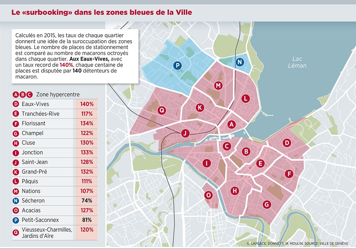 Les plaques non genevoises sont bannies des zones bleues Tribune de