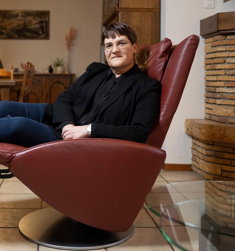 Vesin, 30 novembre 2022, la Payernoise Nadia Savary-Moser a été élue présidente du Grand Conseil fribourgeois pour l’année 2023 avec 89 voix. Elle sera fêtée dans sa commune le vendredi 16 décembre. ©Florian Cella/24Heures