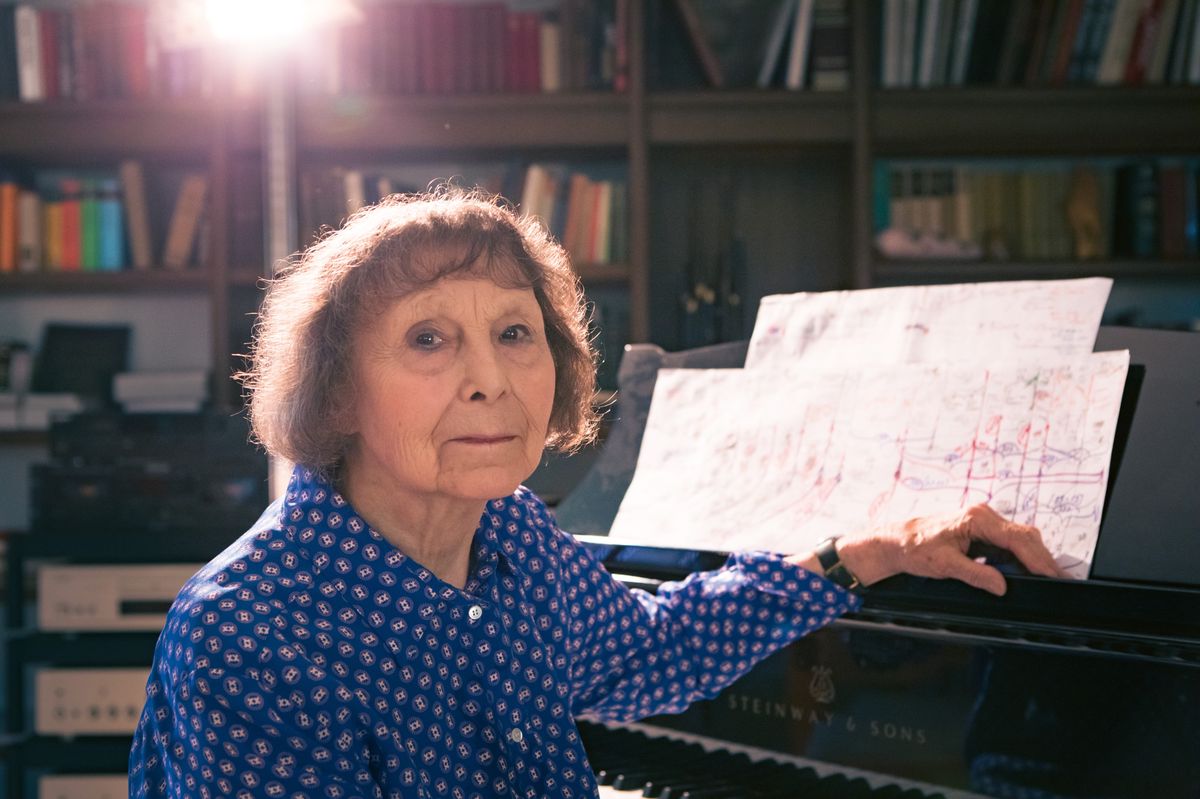 La compositrice Sofia Goubaïdoulina. 