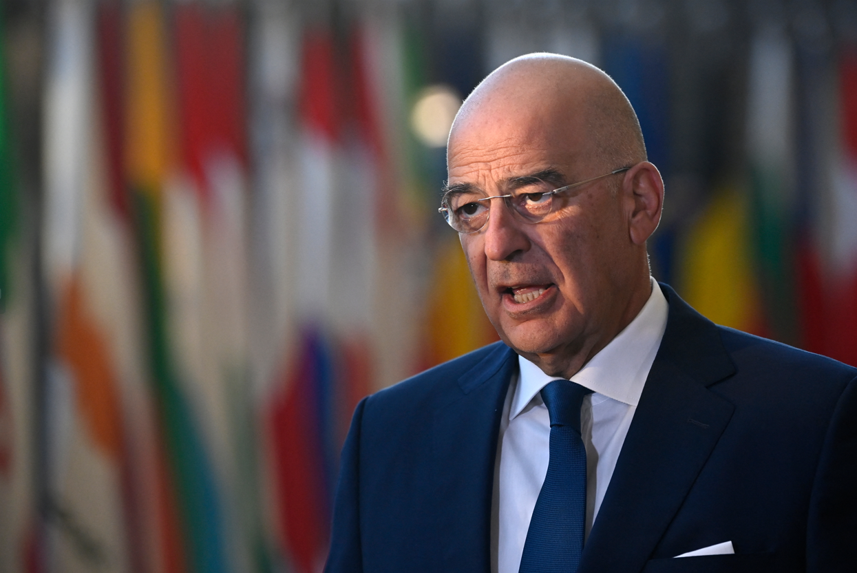 Le ministre grec des Affaires étrangères Nikos Dendias.