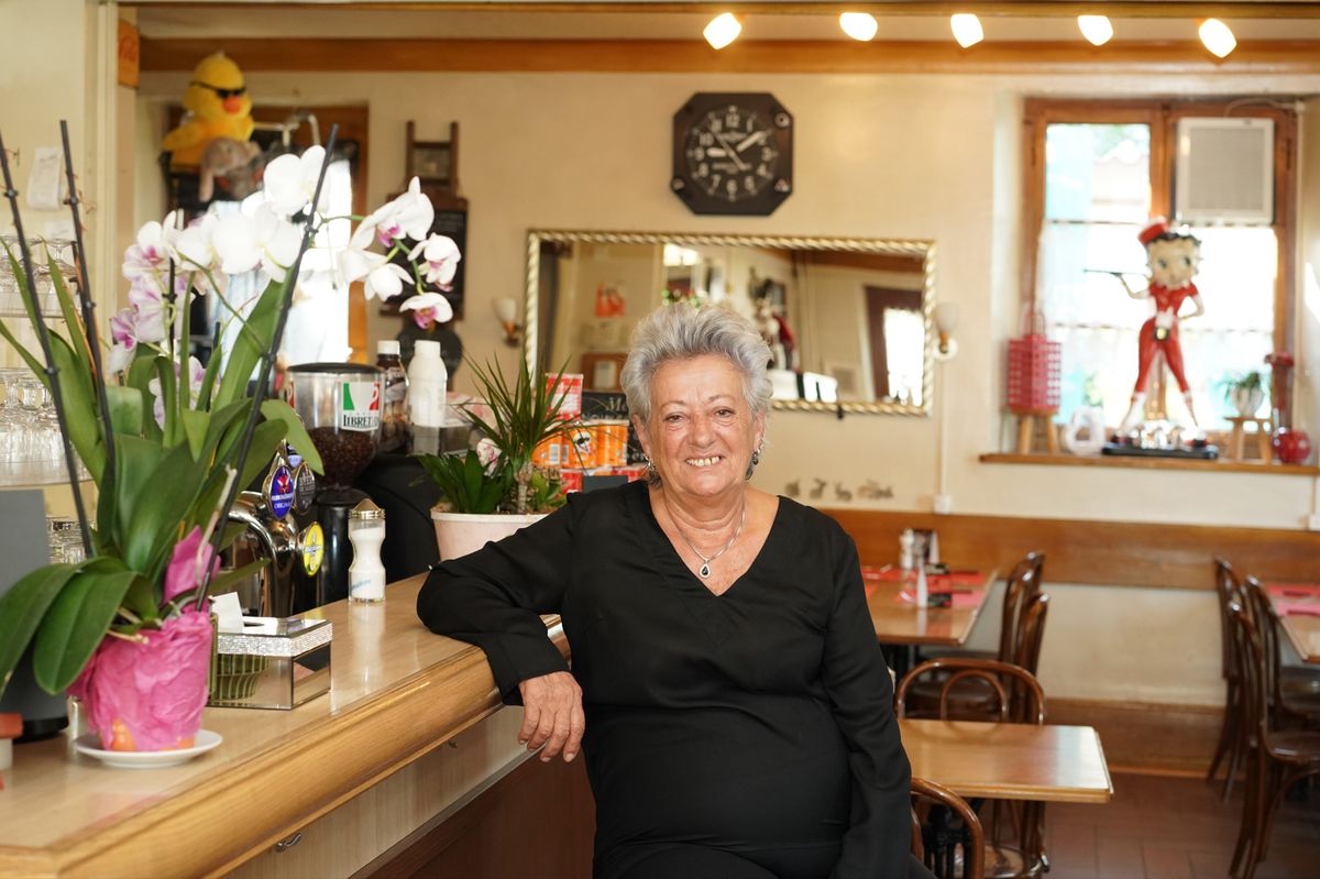 Mare-Claire Colliard, la patronne du restaurant Chez le docteur.
