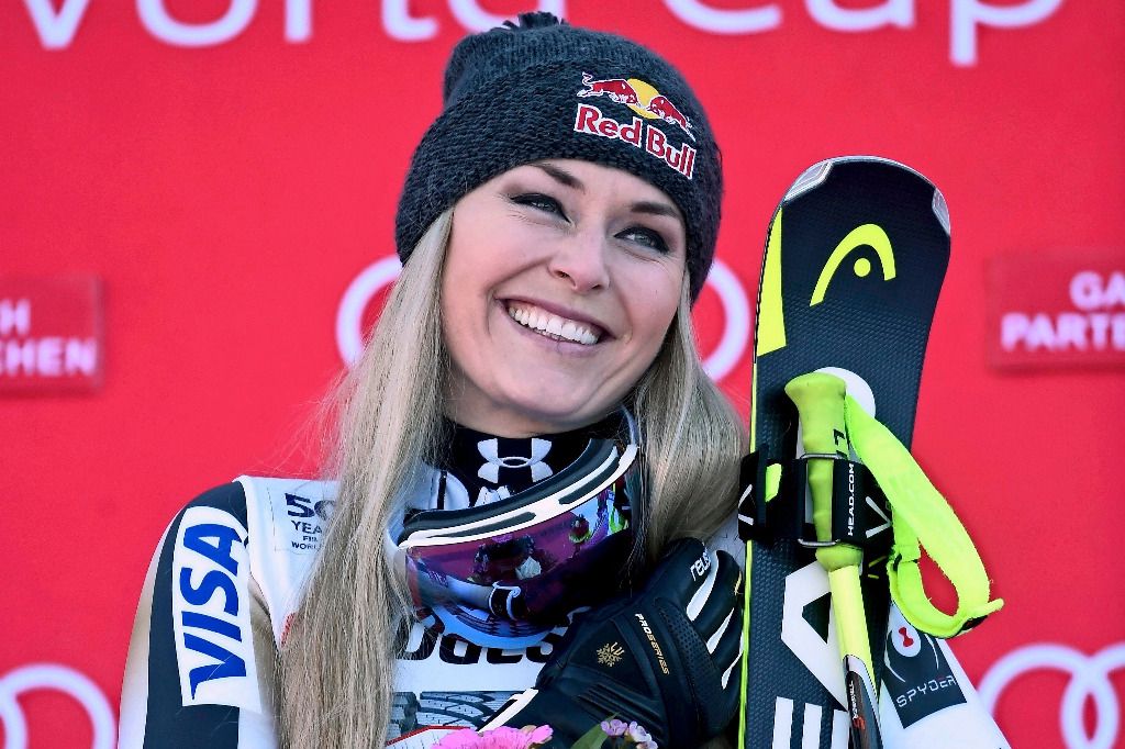 Lindsey Vonn et les bras cassés