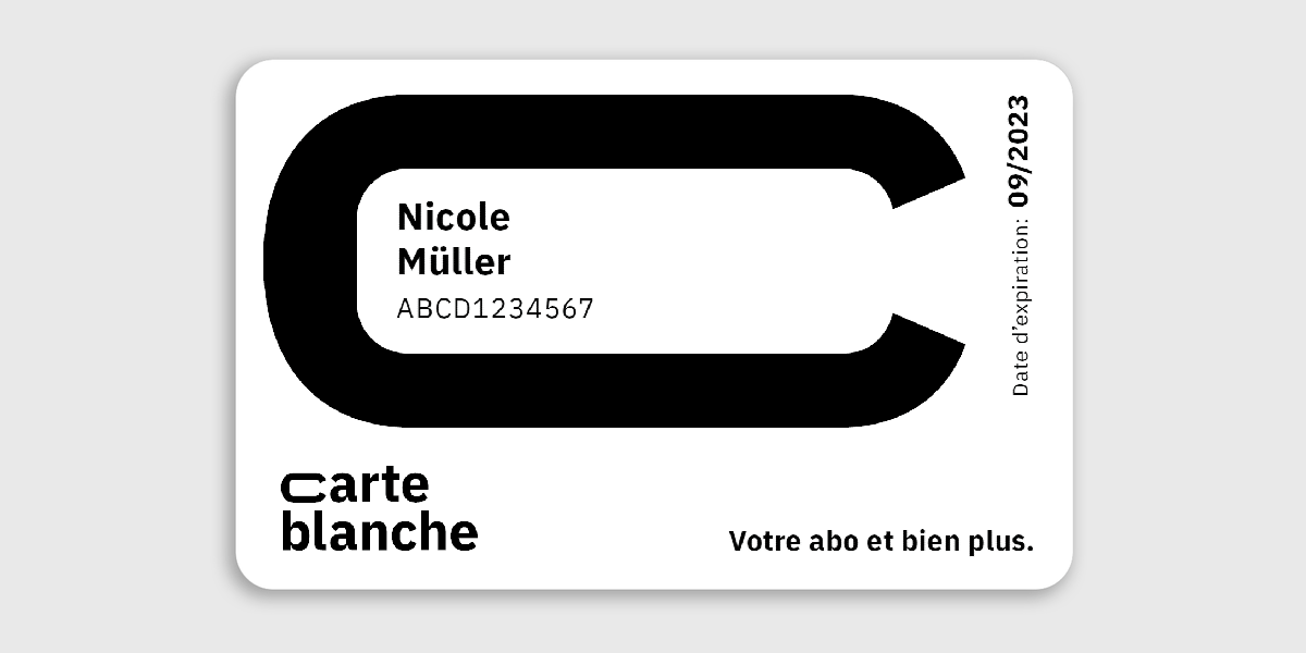 carte blanche – Votre abo et bien plus