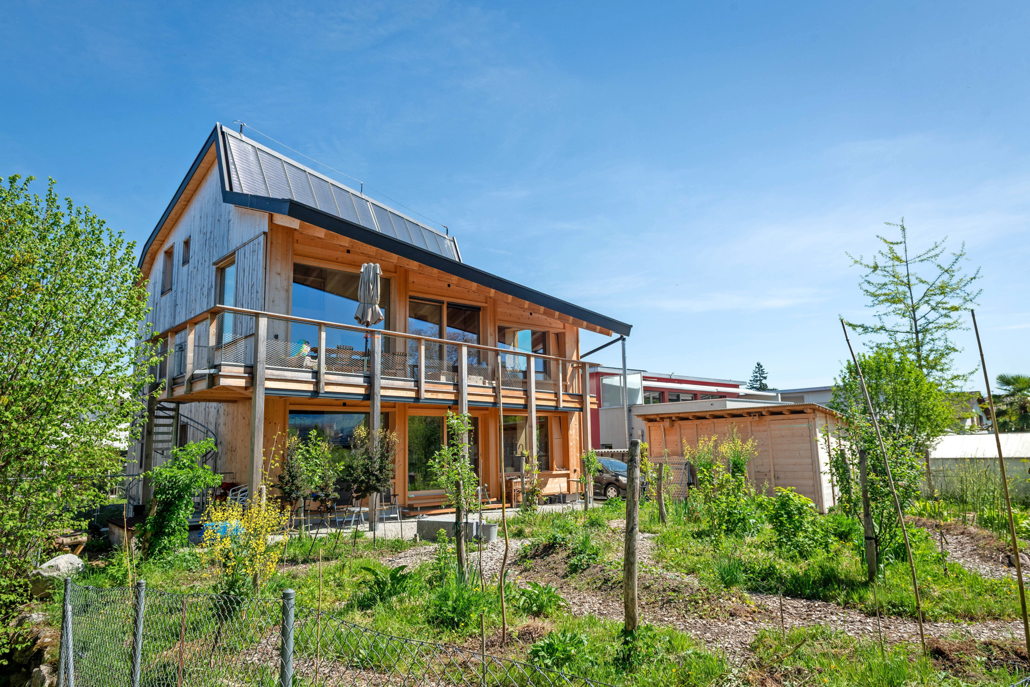 Generationenhaus Rapperswil-Jona: Vollholzbau produziert doppelt so viel Energie