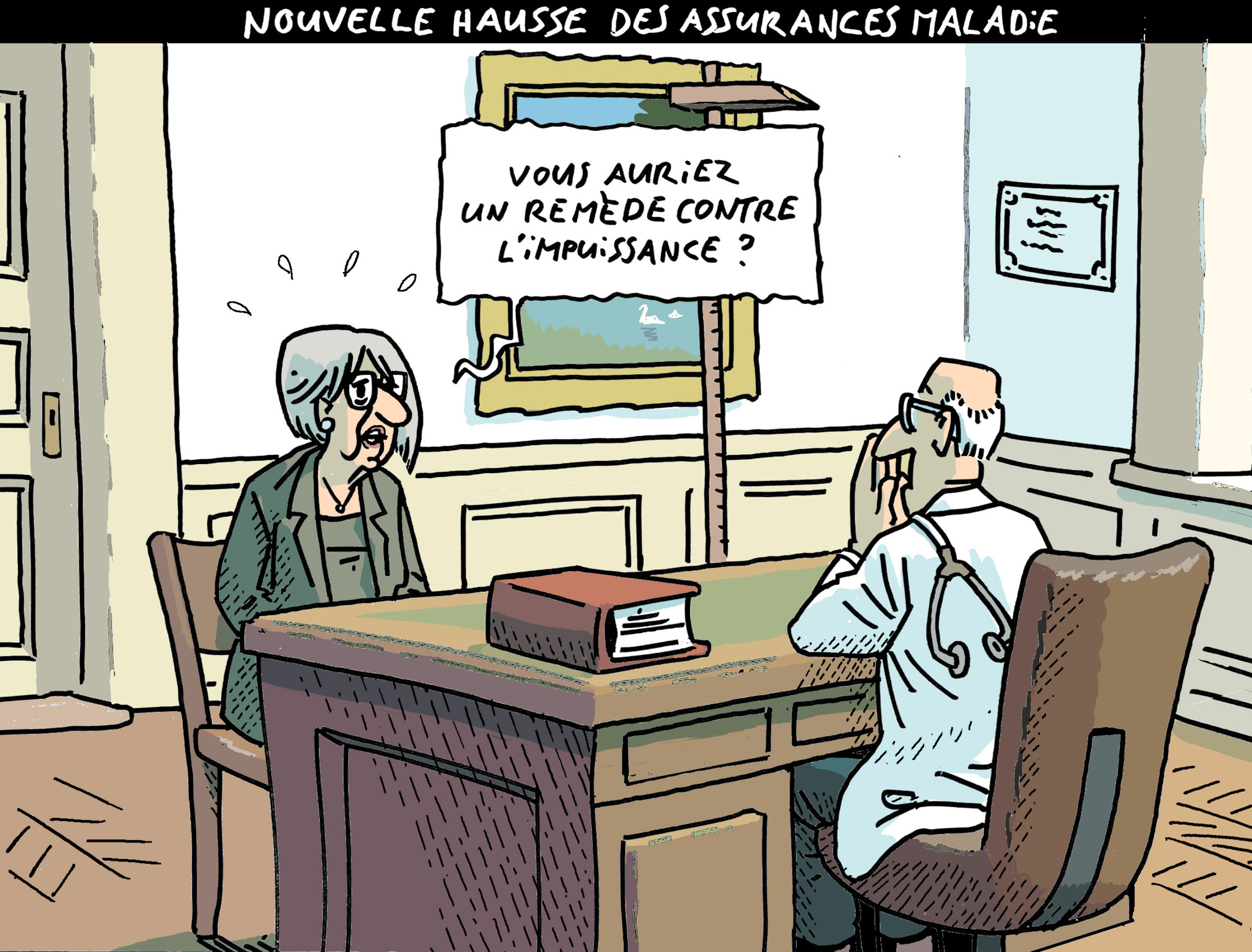 Dessin du premier octobre: Nouvelle hausse des primes maladie