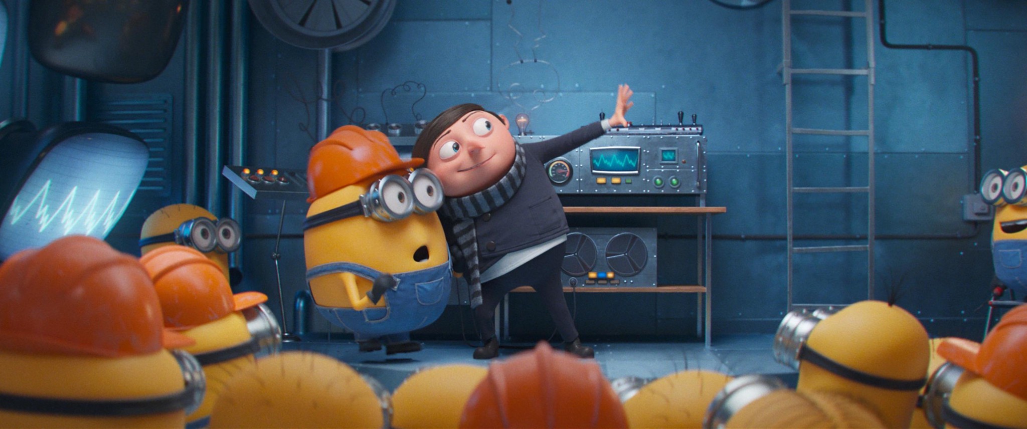 Dans «Les Minions 2», le jeune Gru ambitionne de rejoindre un groupe de superméchants malgré une gentillesse naturelle qui l’encombre. Absurde et fantaisie au pouvoir, une fois encore dans la production franco-américaine.