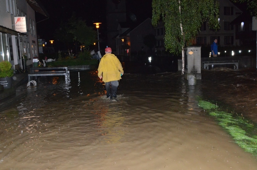 Wie die Wiesendanger ihr Dorf bei einem Hochwasser schützen könnten