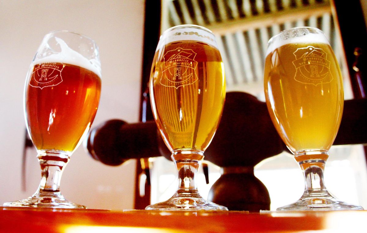 La brasserie des Murailles,  qui figure parmi les précurseurs de la binch’ locale, participe aux Cuves ouvertes et au calendrier moussu.
©pascal frautschi.