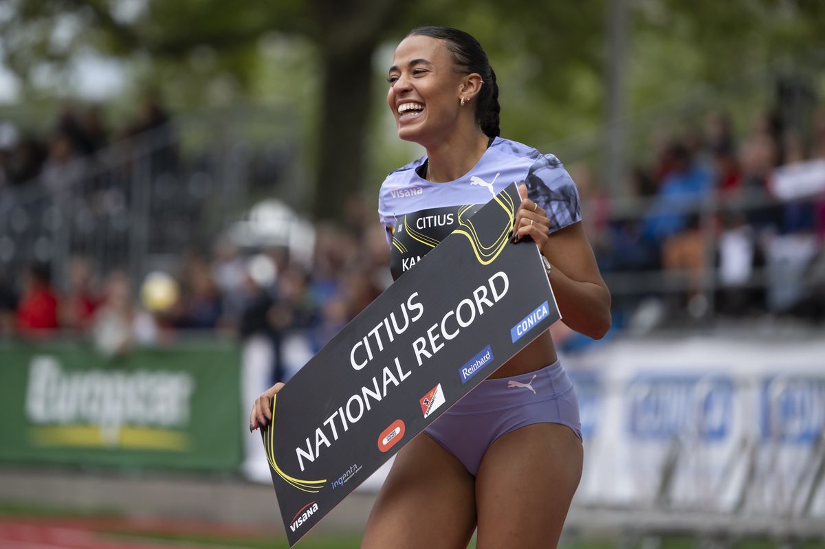 Ditaji Kambundji a pulvérisé le record de Suisse lors du meeting Citius de Berne.