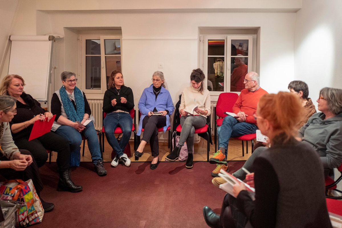 Club de lecture du Prix des lecteurs de la ville de Lausanne, à l'Université Populaire de Lausanne. 