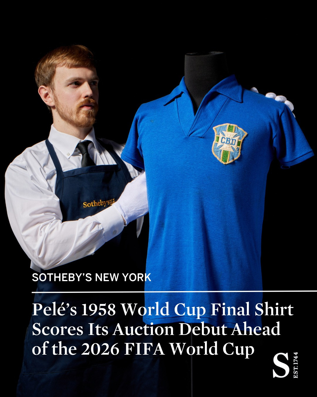 Legendäre Nummer 10: Pelés Trikot aus dem WM-Final von 1958 wird versteigert