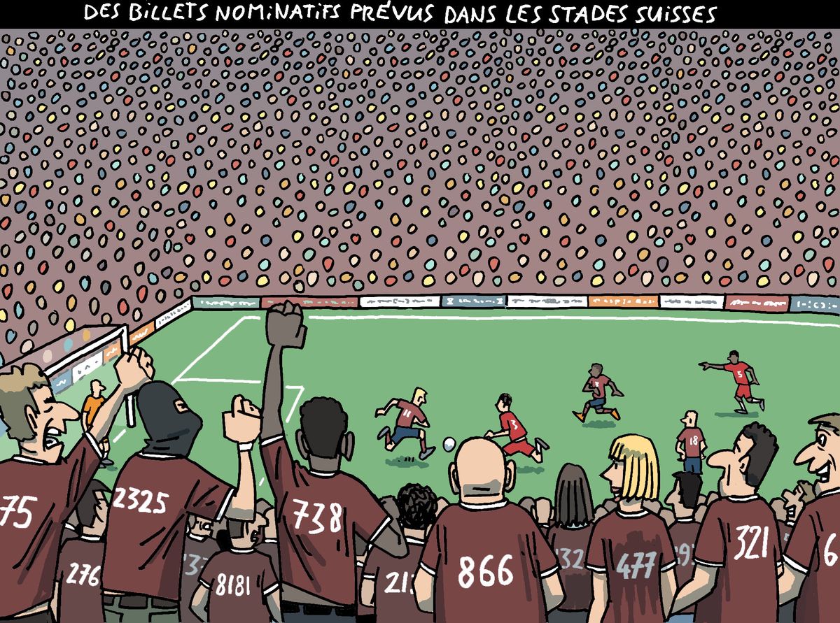 Des billets nominatifs prévus dans les stades suisses