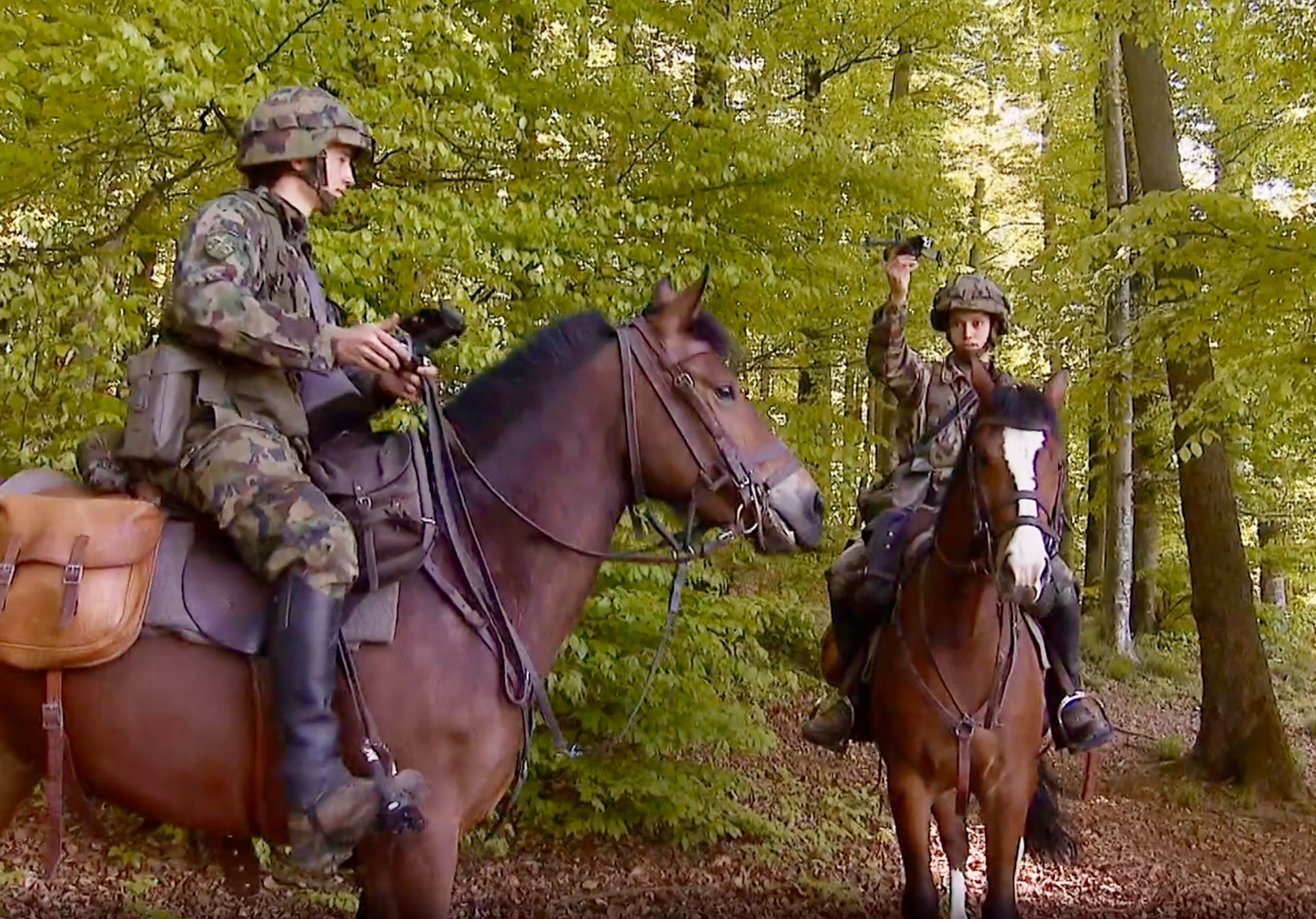 Armée suisse: L’armée suisse associe chevaux et drones high-tech