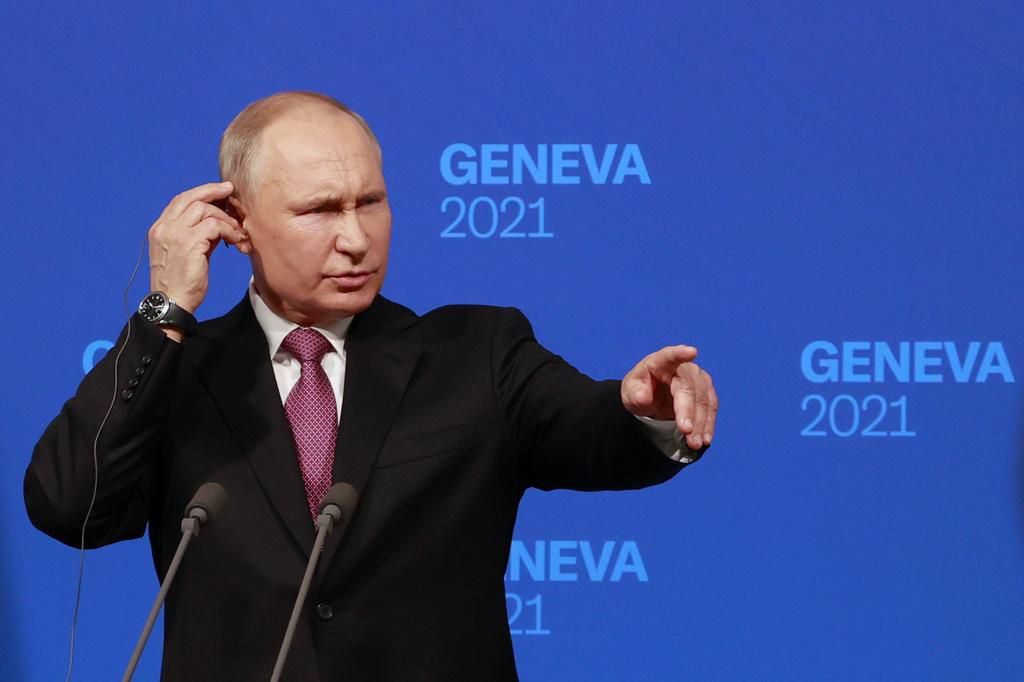 Vladimir Poutine (ici en 2021 à Genève) a utilisé le démantèlement de Yukos pour asseoir son pouvoir.