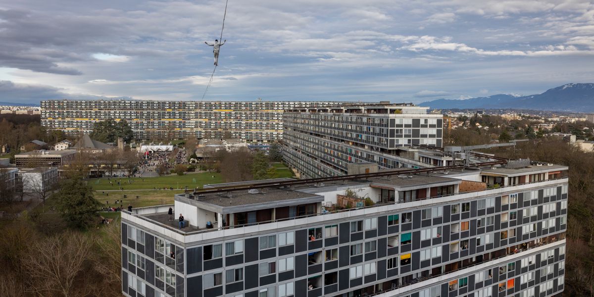 Nathan Paulin: le funambule traverse le Lignon pour Antigel