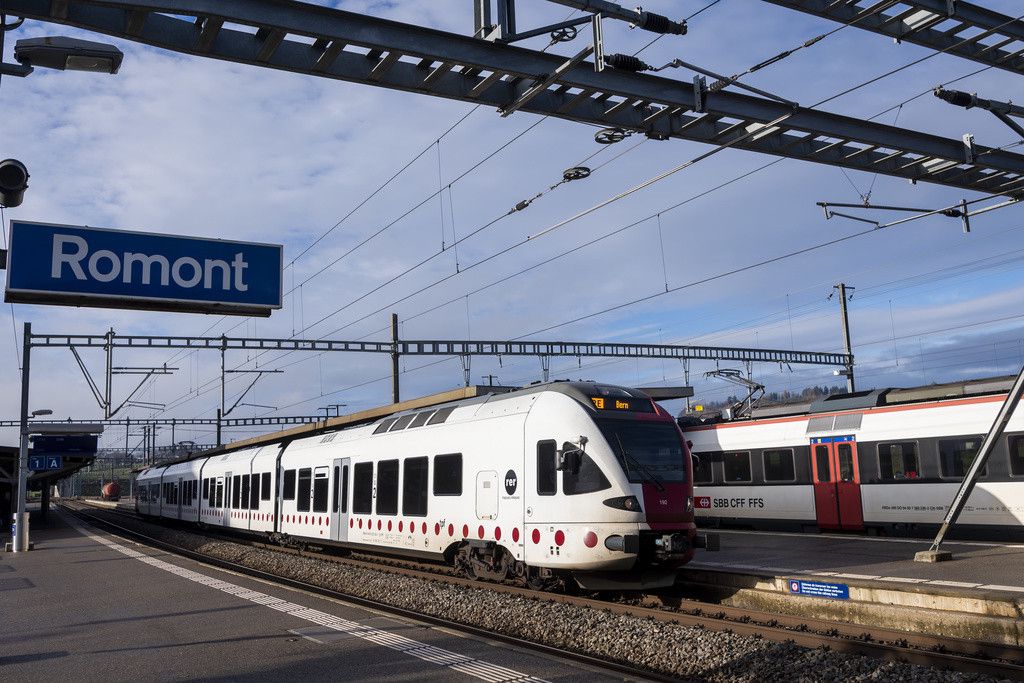 Les clients empruntant l’itinéraire reliant la Suisse romande à Berne/Zurich, et inversement, circulent via le pied du Jura.