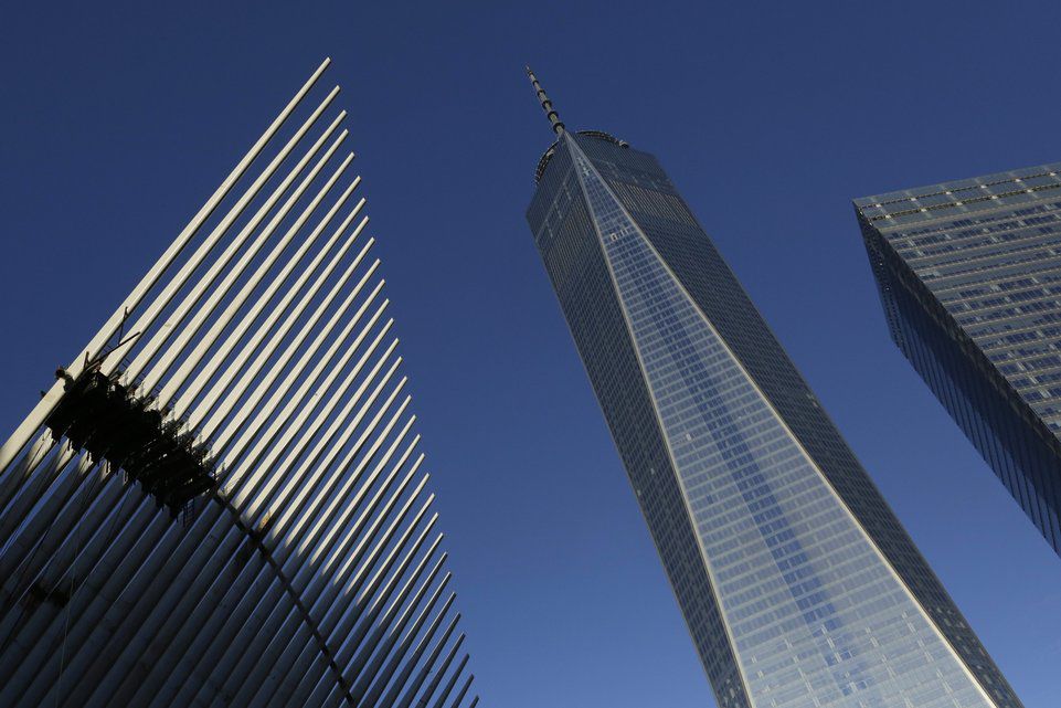Das neue World Trade Center empfängt