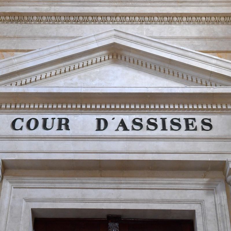 Entrée de la Cour d’Assises au palais de justice de Montpellier, prise le 19 janvier 2018.