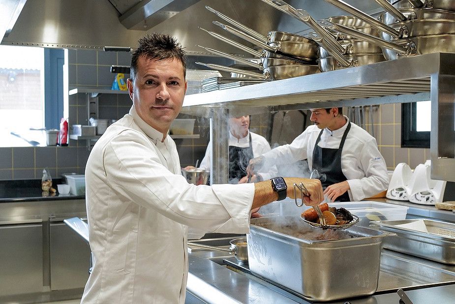 Le chef de ce nouveau restaurant italien, Daniele Piccinini. 