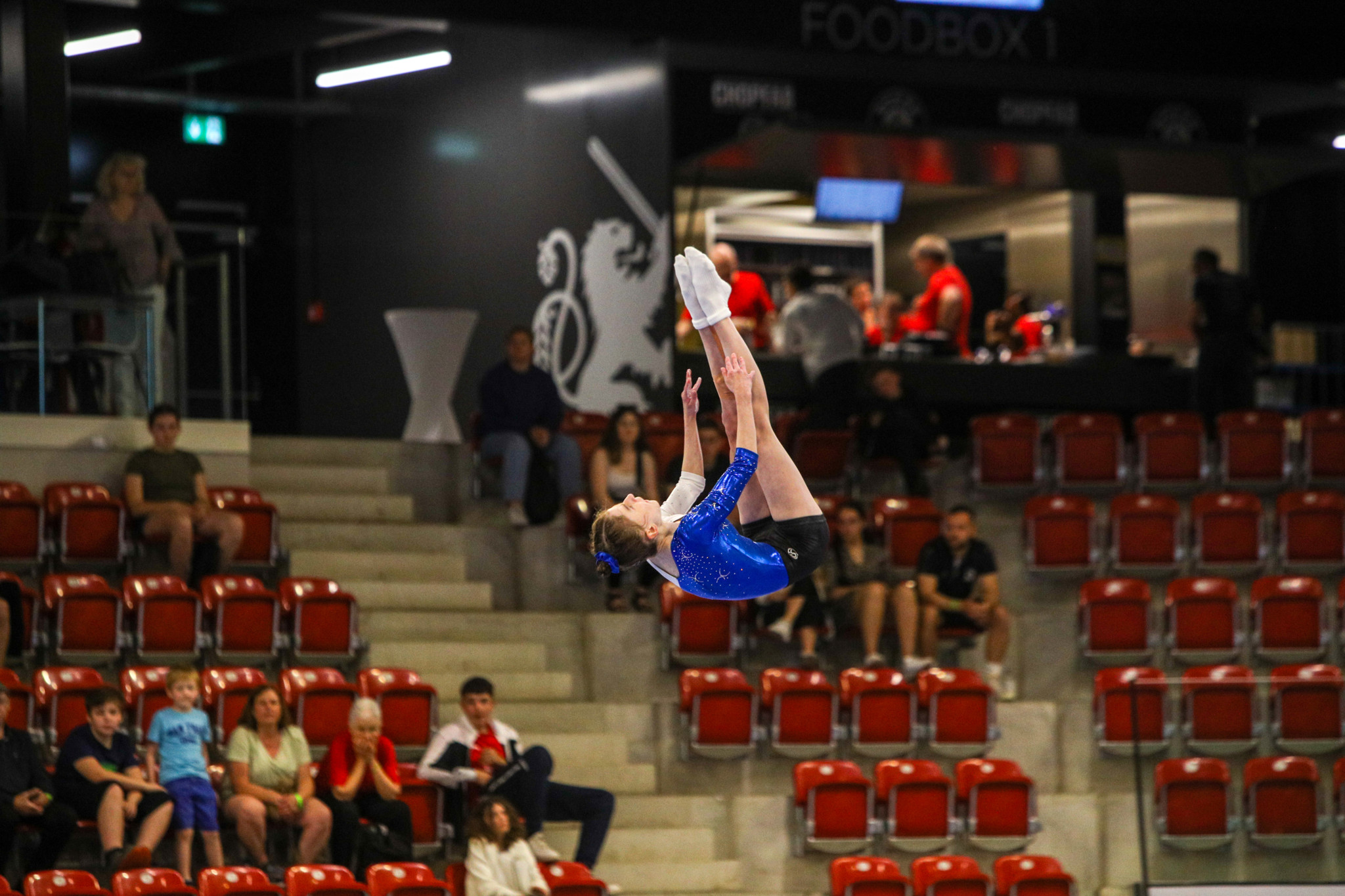 Beim «Heimspiel» in der Axa-Arena sprang Ladina Stucki vom STV Winterthur zur Silbermedaille.