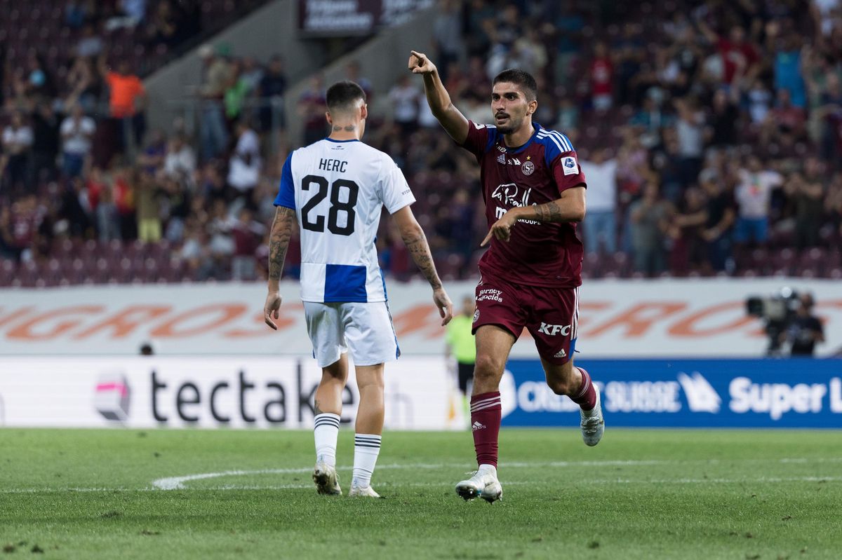 Alexis Antunes a inscrit son premier but de la saison samedi dernier contre Grasshopper.