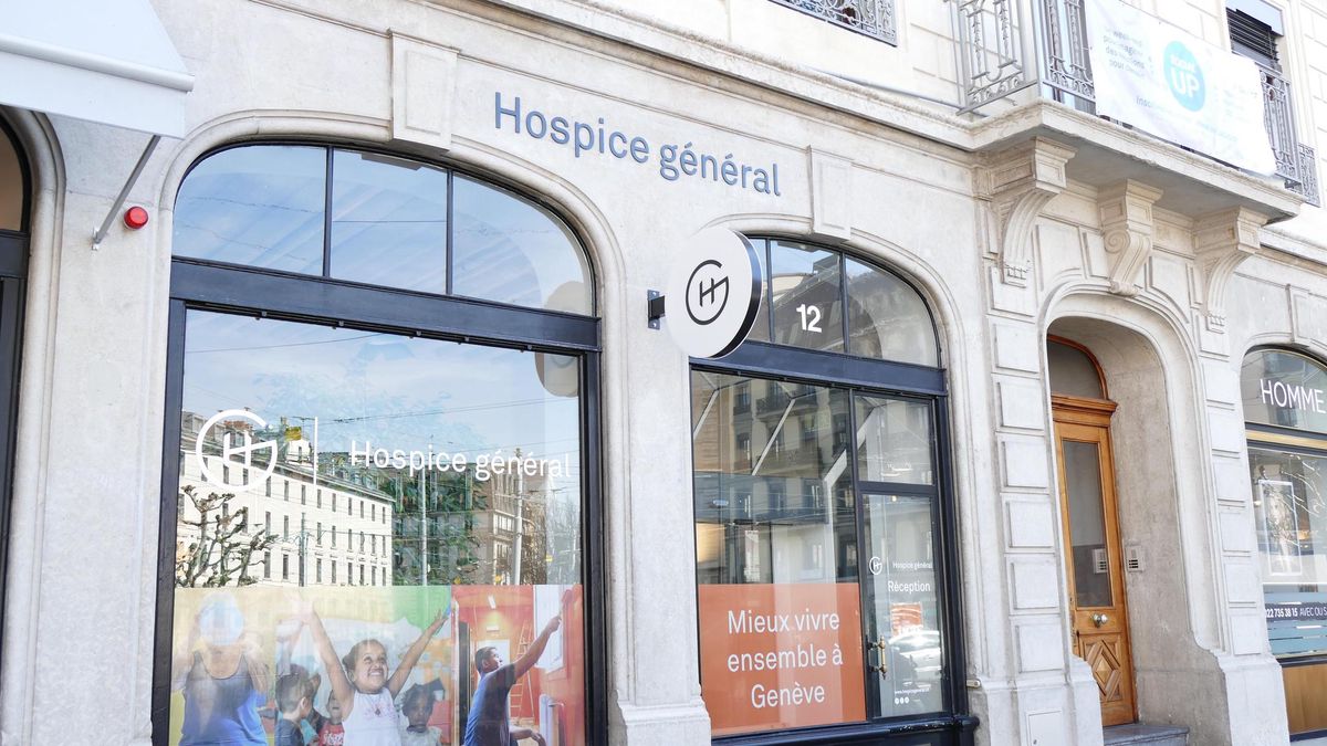 façade de l'Hospice général de Genève.