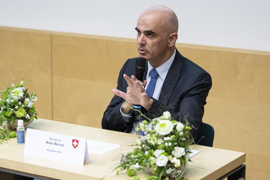 Retrouvez la conférence de presse d'Alain Berset à Saint-Gall 