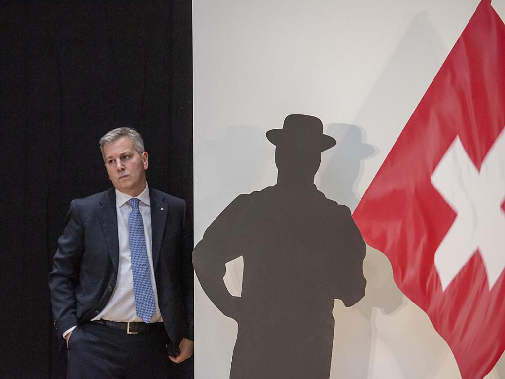 Marco Chiesa a appelé à la mobilisation pour le référendum contre la loi sur les objectifs climatiques et contre une nouvelle progression des roses-verts aux élections fédérales de 2023.