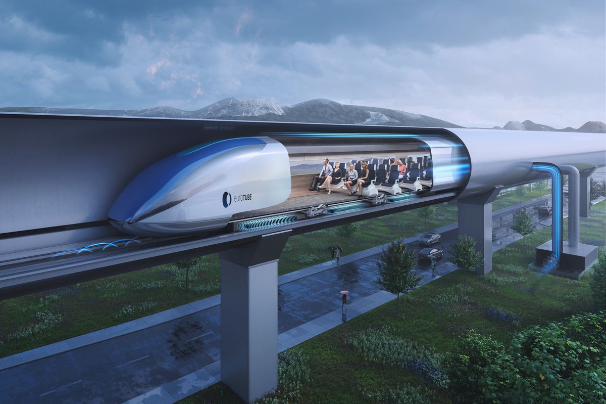 Hyperloop So ökologisch wie ein Zug, so schnell wie ein Flugzeug Der