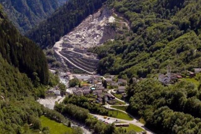 Le Val Calanca avait déjà été le théâtre d'un gros éboulement en 2007.