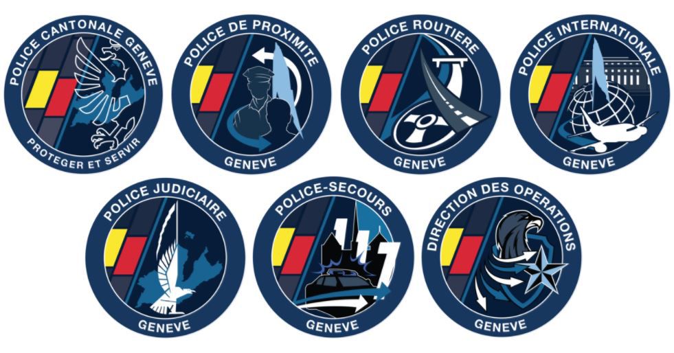 Genève Un nouvel écusson pour la police genevoise 24 heures