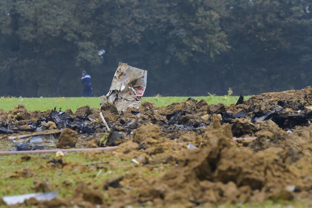 Le F/A-18 s’est crashé le 14 octobre 2015 sur le territoire de la commune française de Glamondans, près de la frontière suisse.