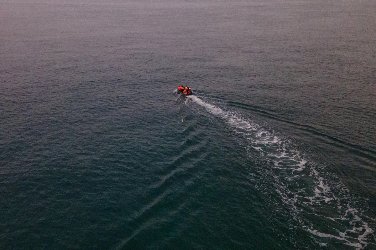Migratory crossings in small boats have increased since 2018 and the port of Calais and the Channel Tunnel have been closed.  (illustrative photo)