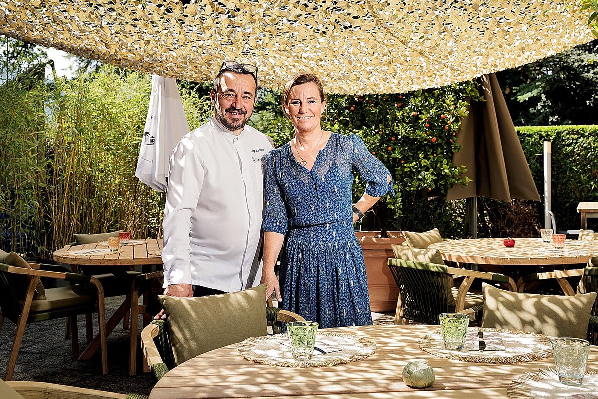 Restaurant La Chaumière, Serge et Els Labrosse à Troinex.