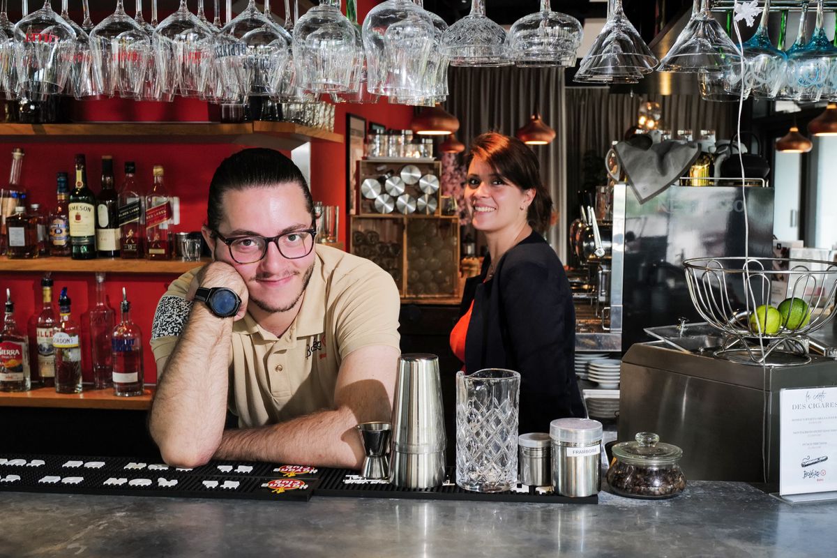 Genève 10/07/2024"Mon été d'apprenti", photos de Pedro Afonso, apprenti en salle au restaurant Boléro à Versoix.
