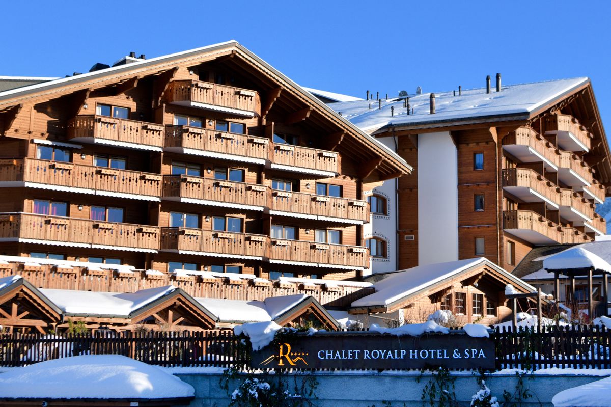 Villars, le 12 janvier 2022. Chalet Royalp Hôtel et spa 5 étoiles, domaine ds Rochegrises à proximité de la piste de luge. 24HEURES/Chantal Dervey