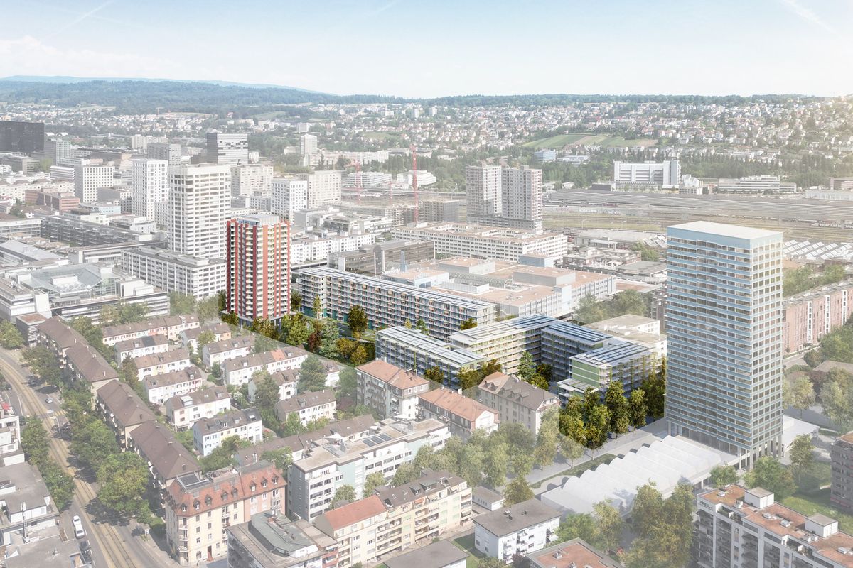 Neue Wohnungen in Zürich: Das dritte Hochhaus innerhalb von 500 Metern ...