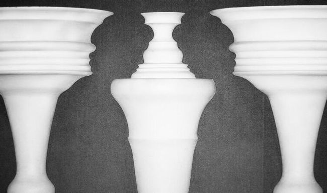 Optische Täuschung.