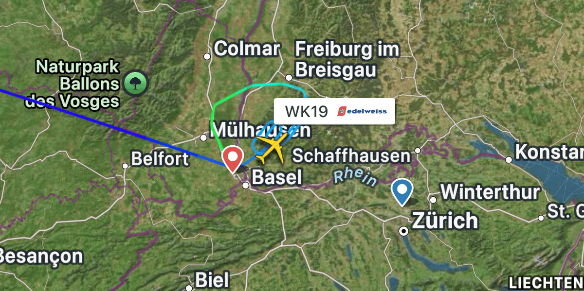 Flughafen-Z-rich-Edelweiss-Airbus-A350-landet-zum-ersten-Mal-in-Basel-ungeplant