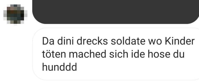 Mit solchen Attacken auf Instagram muss sich SVP-Politiker Pascal Messerli herumschlagen.